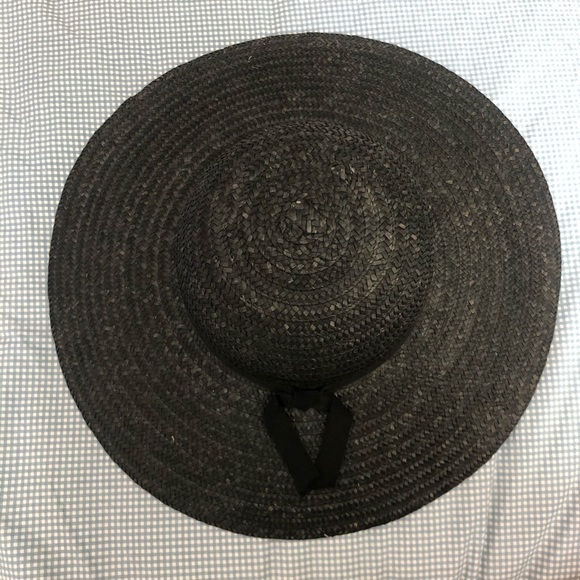 VTG Straw Wide Brimmed Hat - Picture 6 of 6